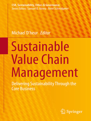 cover image of Sustainable Value Chain Management